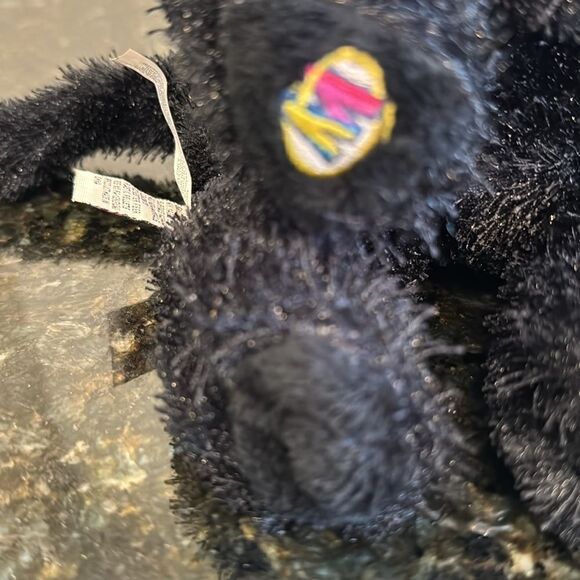 GANZ Webkinz Plush Black Cat Big Green Eyes Stuffed Animal Toy HM135 7" - Picture 7 of 9